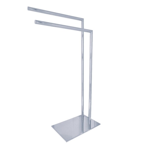 SCC8321 Edenscape Pedestal Dual Towel Rack, Polished Chrome